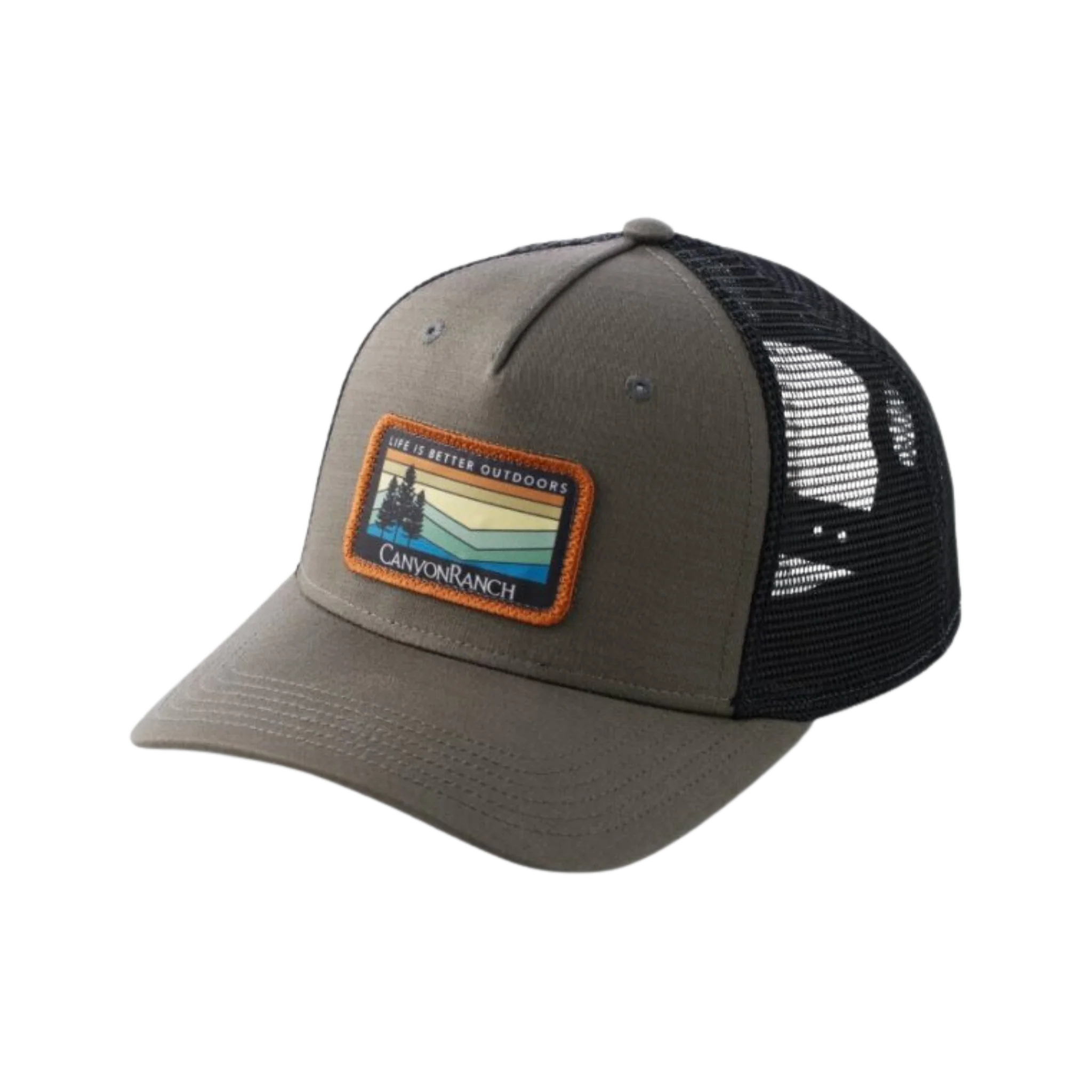 Life is Better Outdoors Hat Charcoal