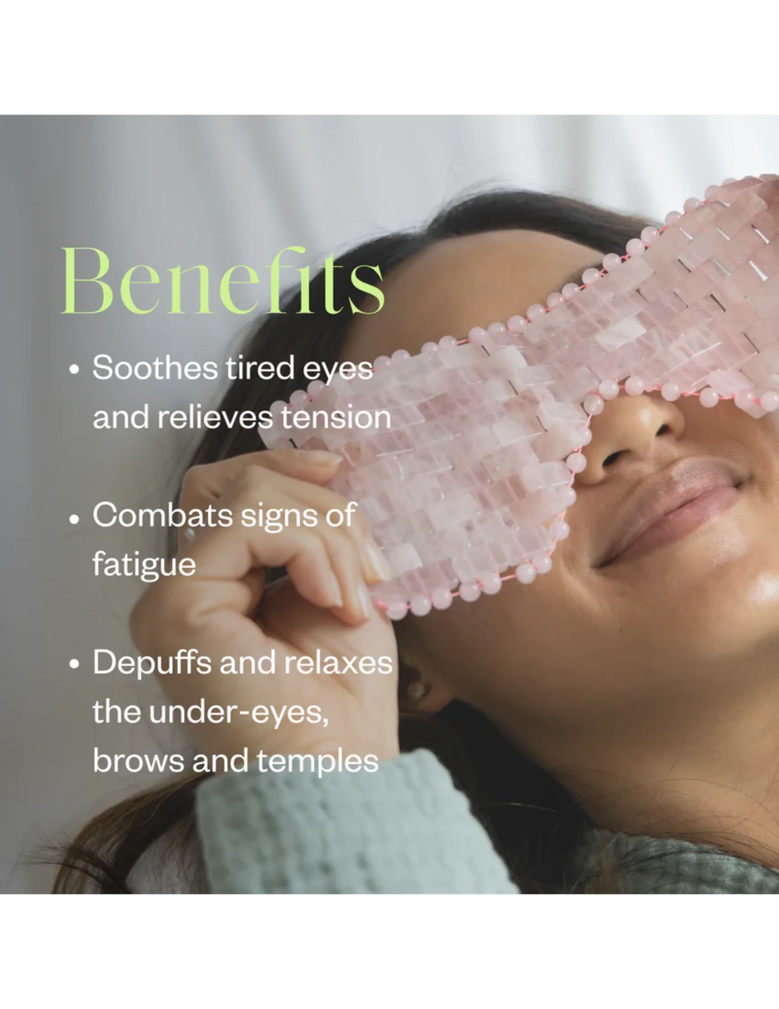 Rose Quartz Eye Mask - Image 2