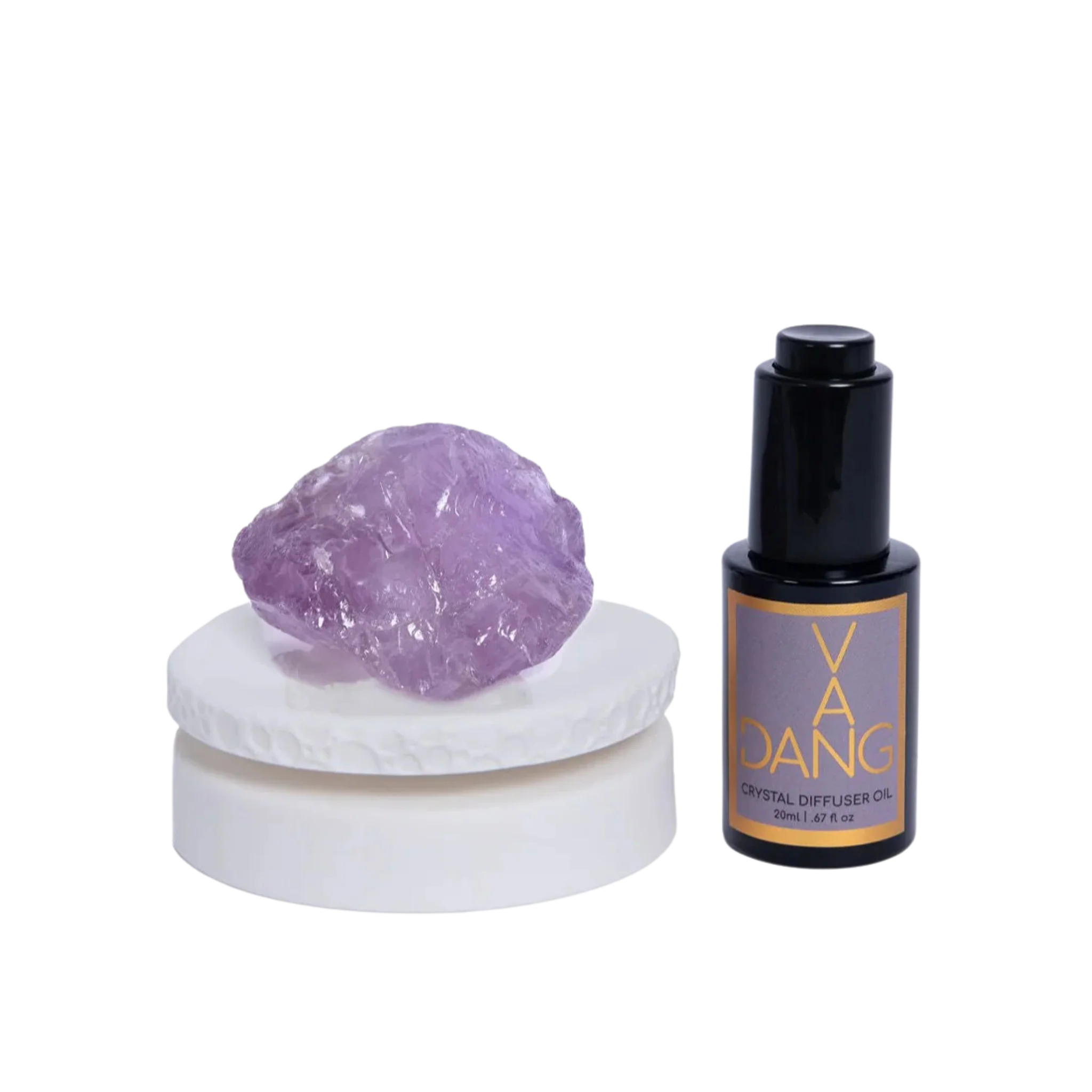 The Crystal Meditation Set - Amethyst Buddhapada