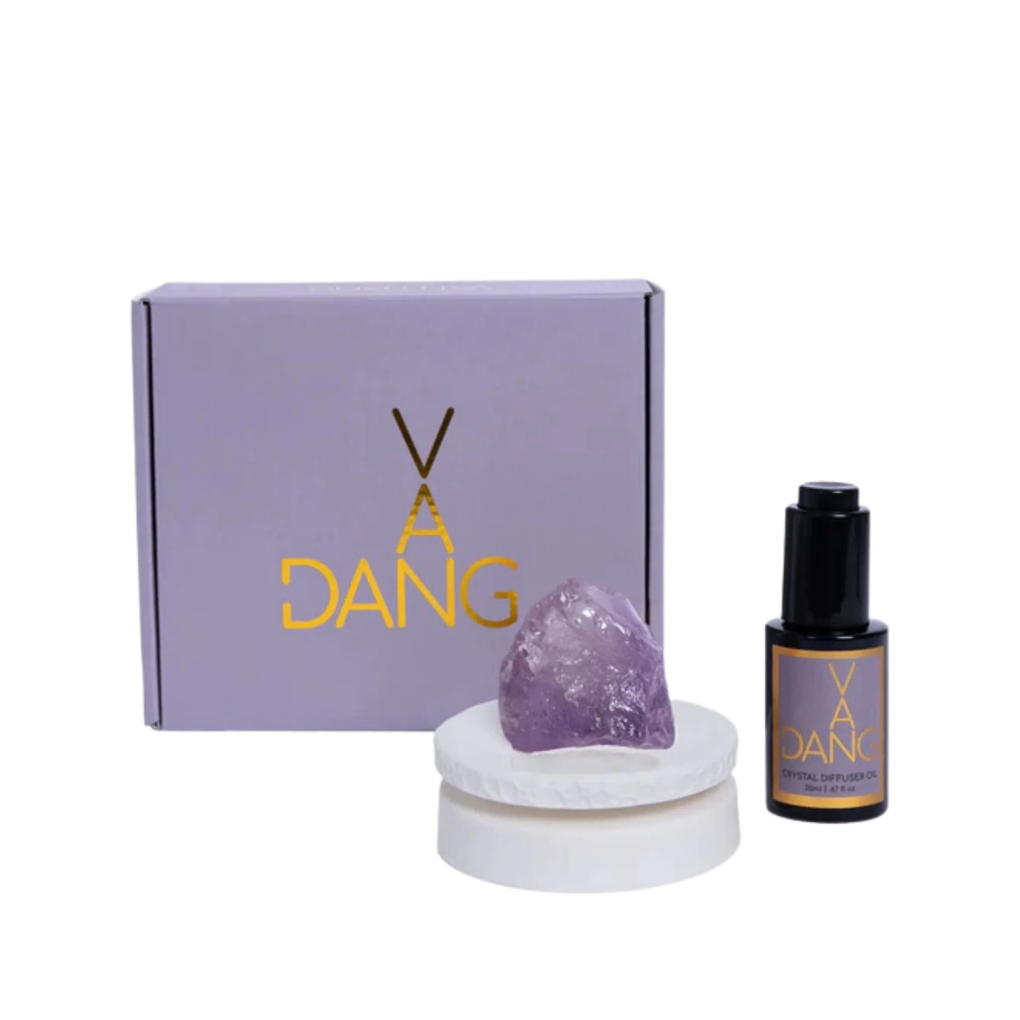 The Crystal Meditation Set - Amethyst Buddhapada - Image 2